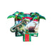 Bouncing Angels Dinosaur Jumper Jurassic Themed Bounce House Front View