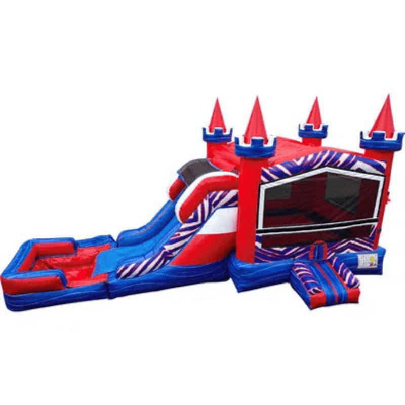 27ft Red Tiger Combo – Eye-Catching Inflatable with Fierce Design Front Alternate View