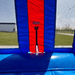 Moonwalk USA Pink/Blue Bounce House Exit View