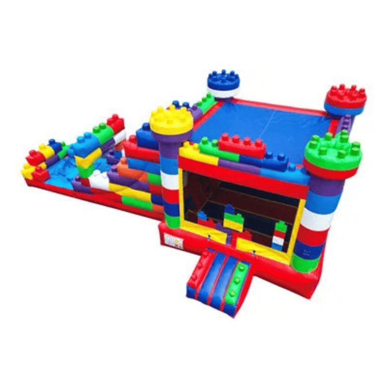 27ft Block Party Combo – Colorful Combo Unit for Birthday Parties & Events Top View