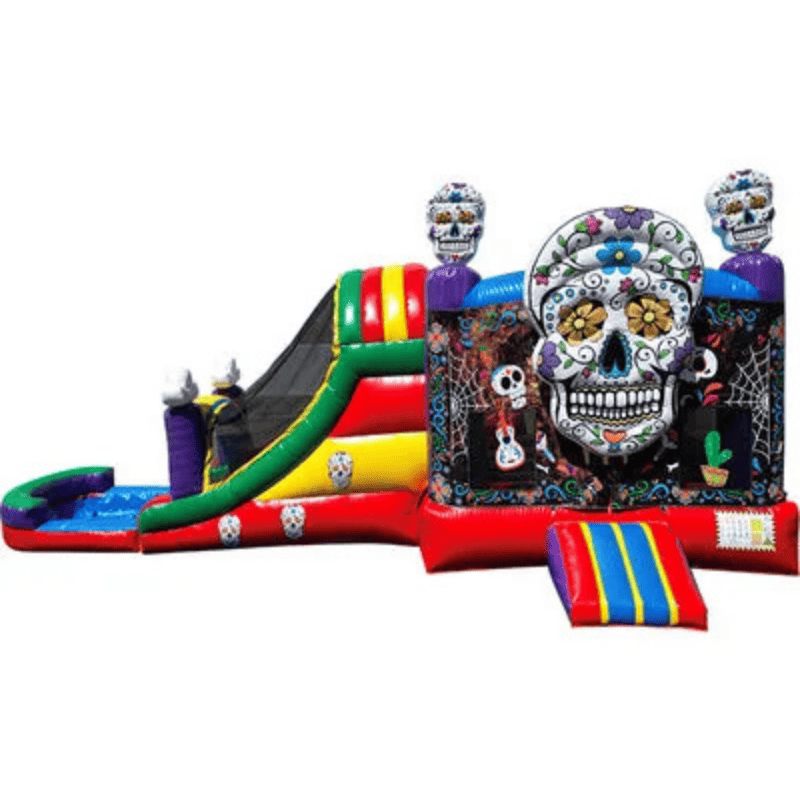 27ft Dia De Los Muertos Rainbow Combo Front View
