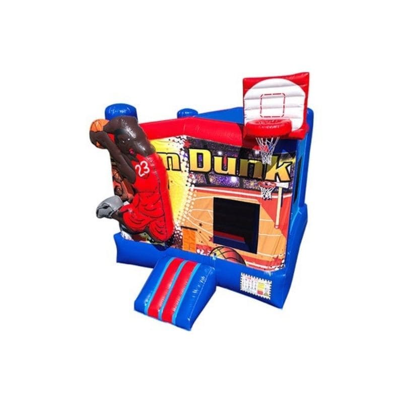 Bouncing Angels 3D Basketball Jumper Sports Bounce House Front Right View