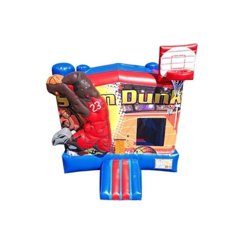 Bouncing Angels 3D Basketball Jumper Sports Bounce House Front Top View