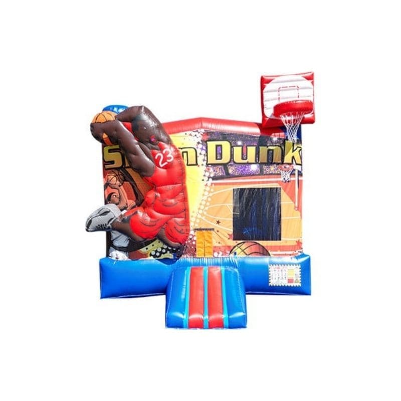 Bouncing Angels 3D Basketball Jumper Sports Bounce House Front View