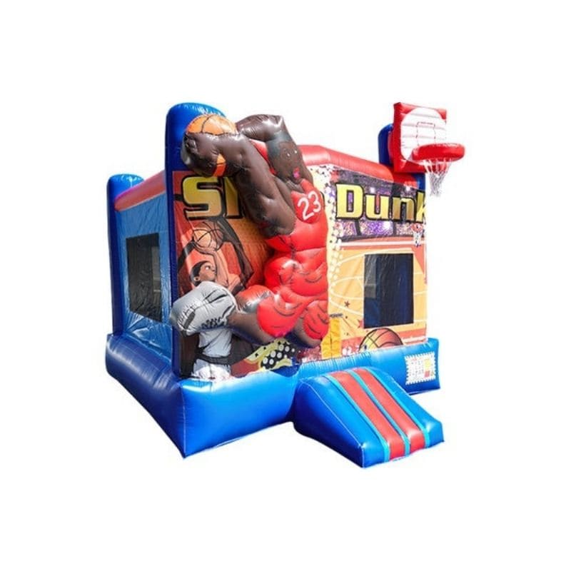Bouncing Angels 3D Basketball Jumper Sports Bounce House Front Right View