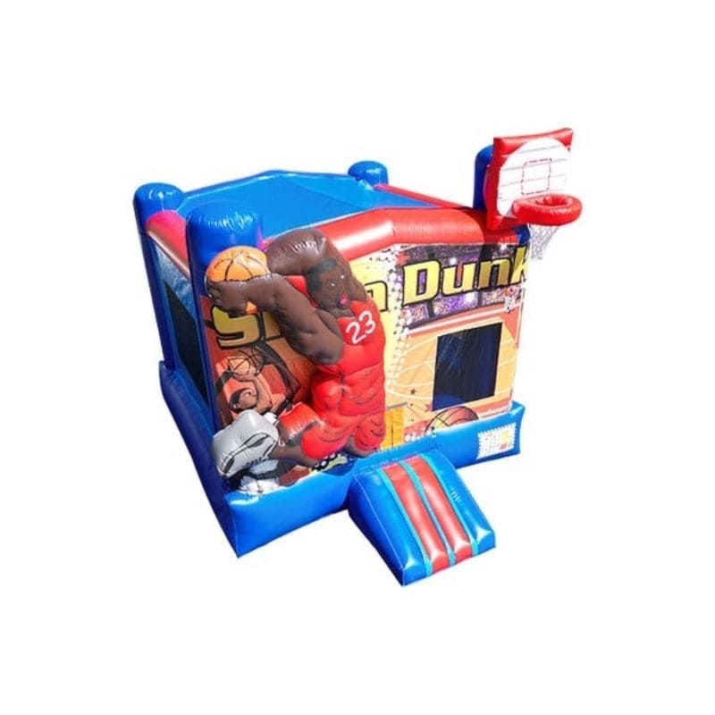 Bouncing Angels 3D Basketball Jumper Sports Bounce House Front Top Right View
