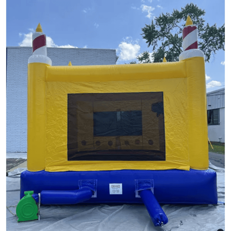 Moonwalk USA Dura-Lite Happy Birthday Bounce House Rear View