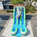 Moonwalk USA 22'H Dual Lane Gator Slide Wet n Dry Top Front View