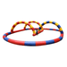 Primary Color Race Track – Bright Inflatable Track for Party Races Front View