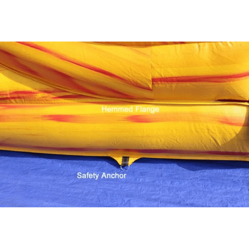 Moonwalk USA 18'H Volcano Water Slide Wet n Dry Safety Anchor View