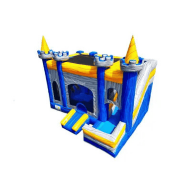 6-in-1 Marble Combo – Vibrant Marble Inflatable for Multi-Purpose Fun Front Left Top View