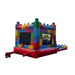 Block Party Dual Lane Combo Bounce House – Inflate-O Jumpers Rear View
