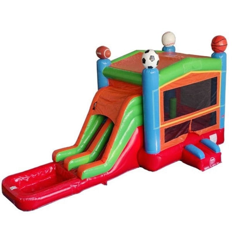 Eagle Bounce Sports Combo Bounce House with Pool