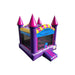 Bouncing Angels Classic Princess Inflatable Jumper - 13 ft Pink and Purple Bounce House Front Right View