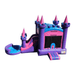 23ft Fun Size Princess Castle Combo – Royal-Themed Inflatable for Young Kids Front View