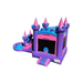 23ft Fun Size Princess Castle Combo – Royal-Themed Inflatable for Young Kids Front Left Alternate View