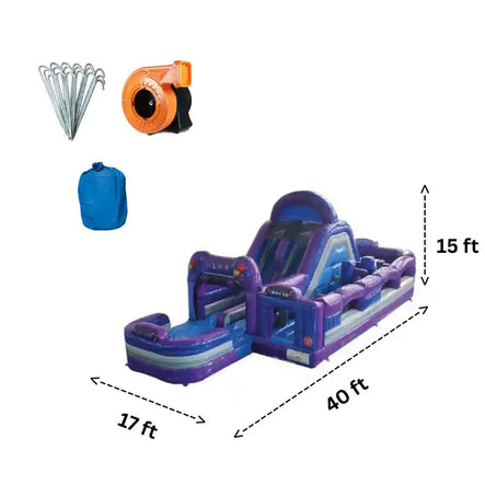 Build and specifications for Eagle Bounce OB-4103 Gamer Turbo Obstacle Course
