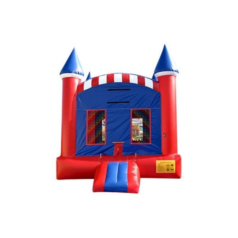 Bouncing Angels American Castle Inflatable Jumper Round Front View