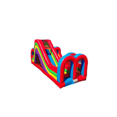 Obstacle Slide Combo – Bounce, Climb, and Slide Inflatable Adventure Front Right View