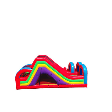 Obstacle Slide Combo – Bounce, Climb, and Slide Inflatable Adventure Side View