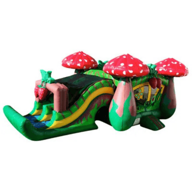 33ft Strawberry Combo – Sweet and Colorful Inflatable Unit for Rentals Front Right View