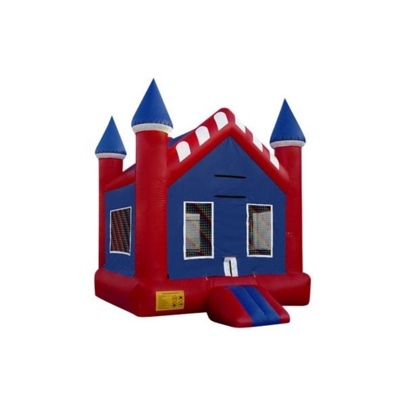 Bouncing Angels American Castle Inflatable Jumper Sharp Front Right View
