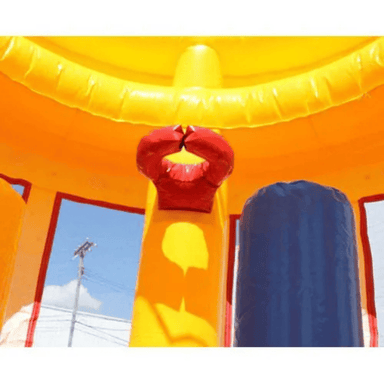 Moonwalk USA Birthday Cake Bouncer Hoop View