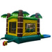 Tropical Bounce House Combo with Water Slide – Inflate-O Jumpers Rear Left View