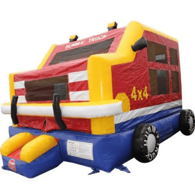 Moonwalk USA Monster Truck Bouncer Front Left View