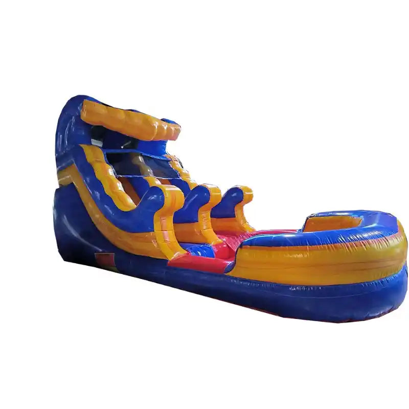 12ft Blue Wave Inflatable Water Slide – Inflate-O Jumpers Front Right View