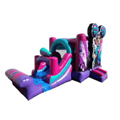 25ft Cheerleader Combo – Spirit-Filled Inflatable for Parties and Events Front Right View