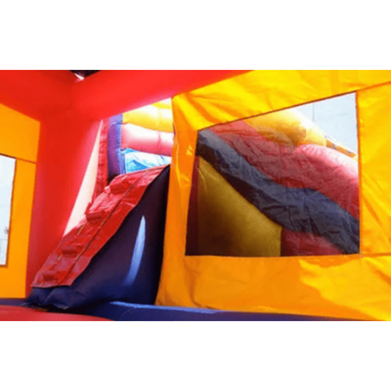 5-in-1 Tropical Combo – Multi-Activity Inflatable with Island Theme Inside View