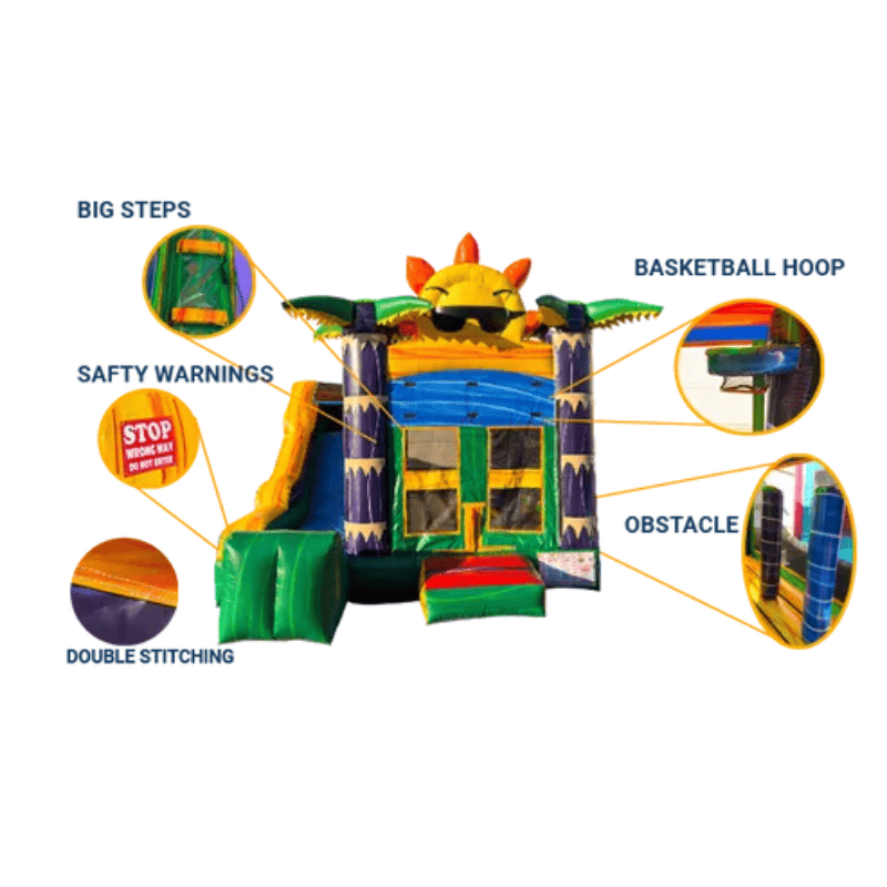 Tropical 4 in 1 Combo with Features Highlighted