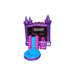 21ft Vibrant Princess Combo – Bright and Colorful Royal Inflatable Unit Front View