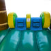Tropical Bounce House Combo with Water Slide – Inflate-O Jumpers Ladder to Slide View
