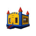 Bouncing Angels Castle Inflatable Jumper - 15 FT Bounce House in Primary Colors Front Left View