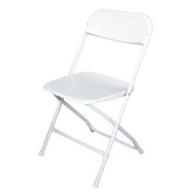 Plastic Folding Chair White