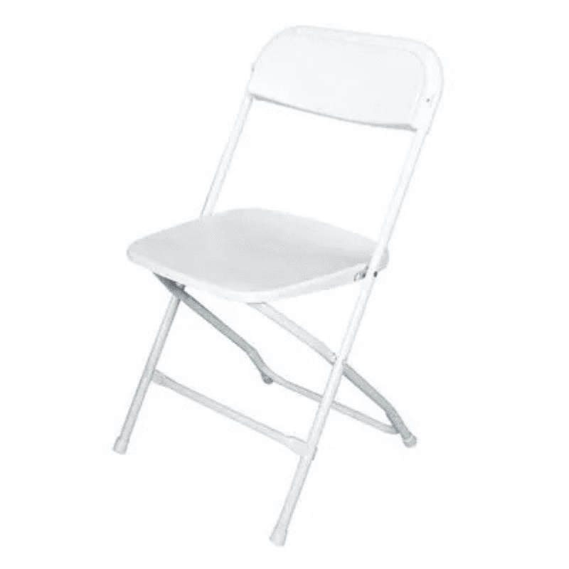 Plastic Folding Chair White