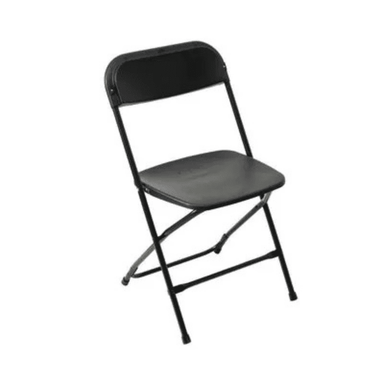 Plastic Folding Chair Black