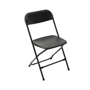 Plastic Folding Chair Black