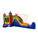 Backyard Jump & Slide Combo with Optional Pool Front View with No Pool