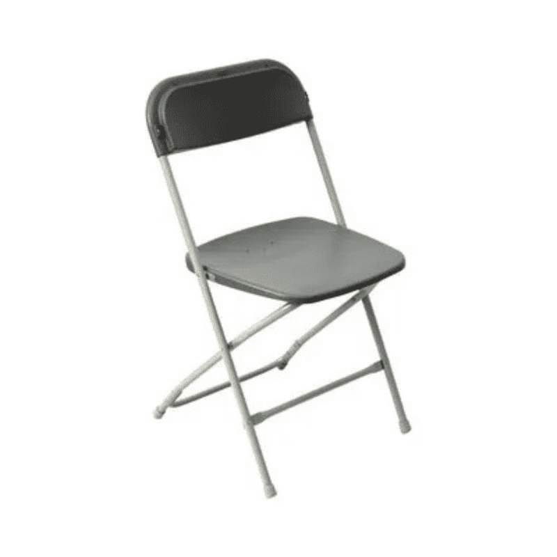 Plastic Folding Chair Grey