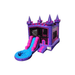 21ft Vibrant Princess Combo – Bright and Colorful Royal Inflatable Unit Front Left View