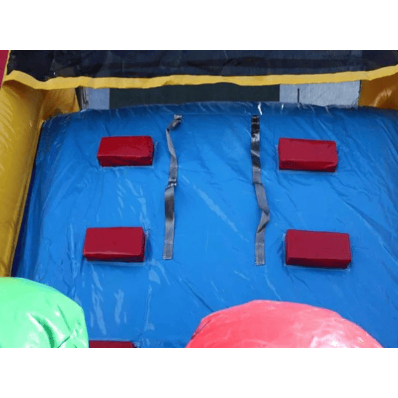 Moonwalk USA 24'L Green Obstacle Course Ladder View