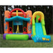 KidWise Double Shot Residential Bouncer Front View in Back Yard Close View
