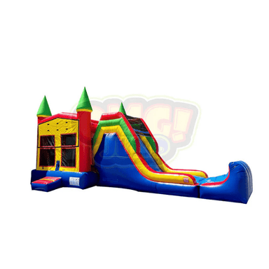 Jump Slide Combo with Optional Pool Front View