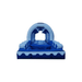Blue Ocean Dual Lane Slip & Dip – Commercial Inflatable Water Slide for Rentals Front View