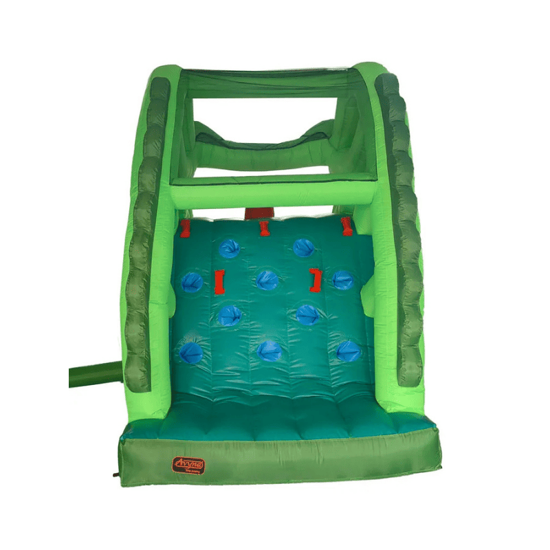 Avyna Dragon's Lair Waterslide Inflatable Rear View on White Background