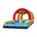 Rainbow Rush Dual Lane Slip & Slide – Vibrant Inflatable for Summer Parties Front Right Alternate Close View