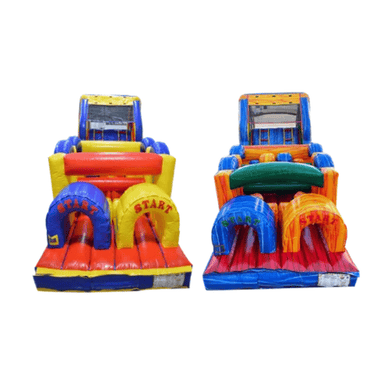 40-Ft Obstacle Course Front View Dual Color View
